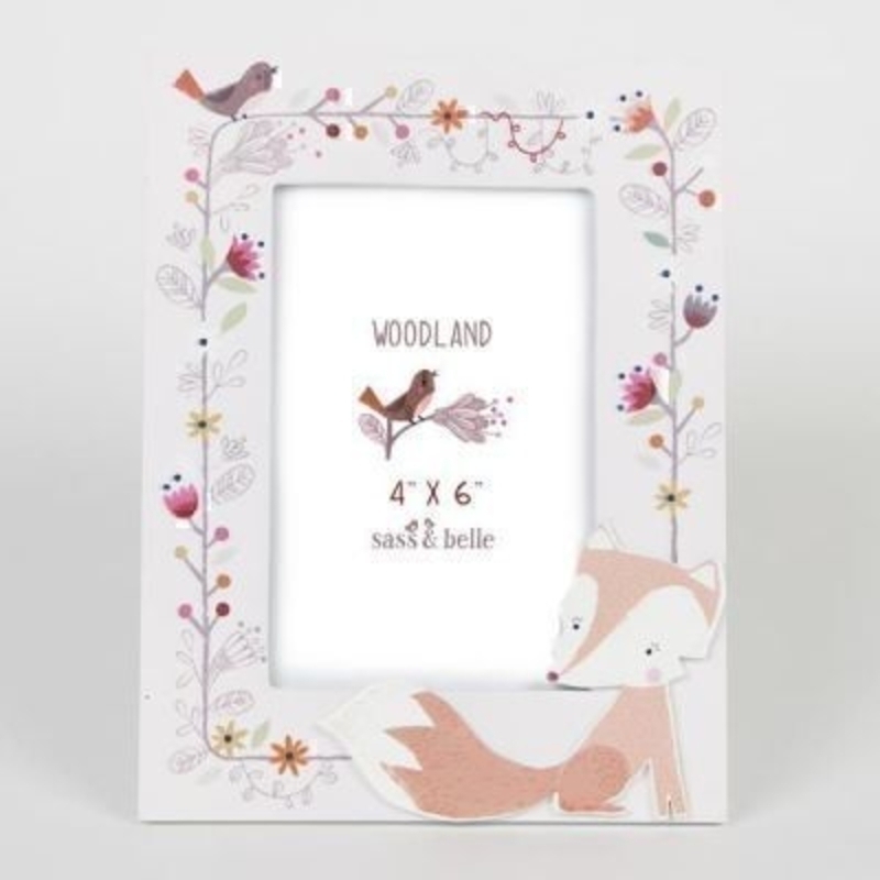Fox Childrens Picture Photo Frame by Sass and Belle. This beautiful wooden photo frame would be a great girls gift or decoration for a girls room.